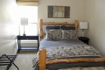 Mammoth Lakes Vacation Rental Chamonix 60 -  Master Bedroom has 1 Log Queen Bed